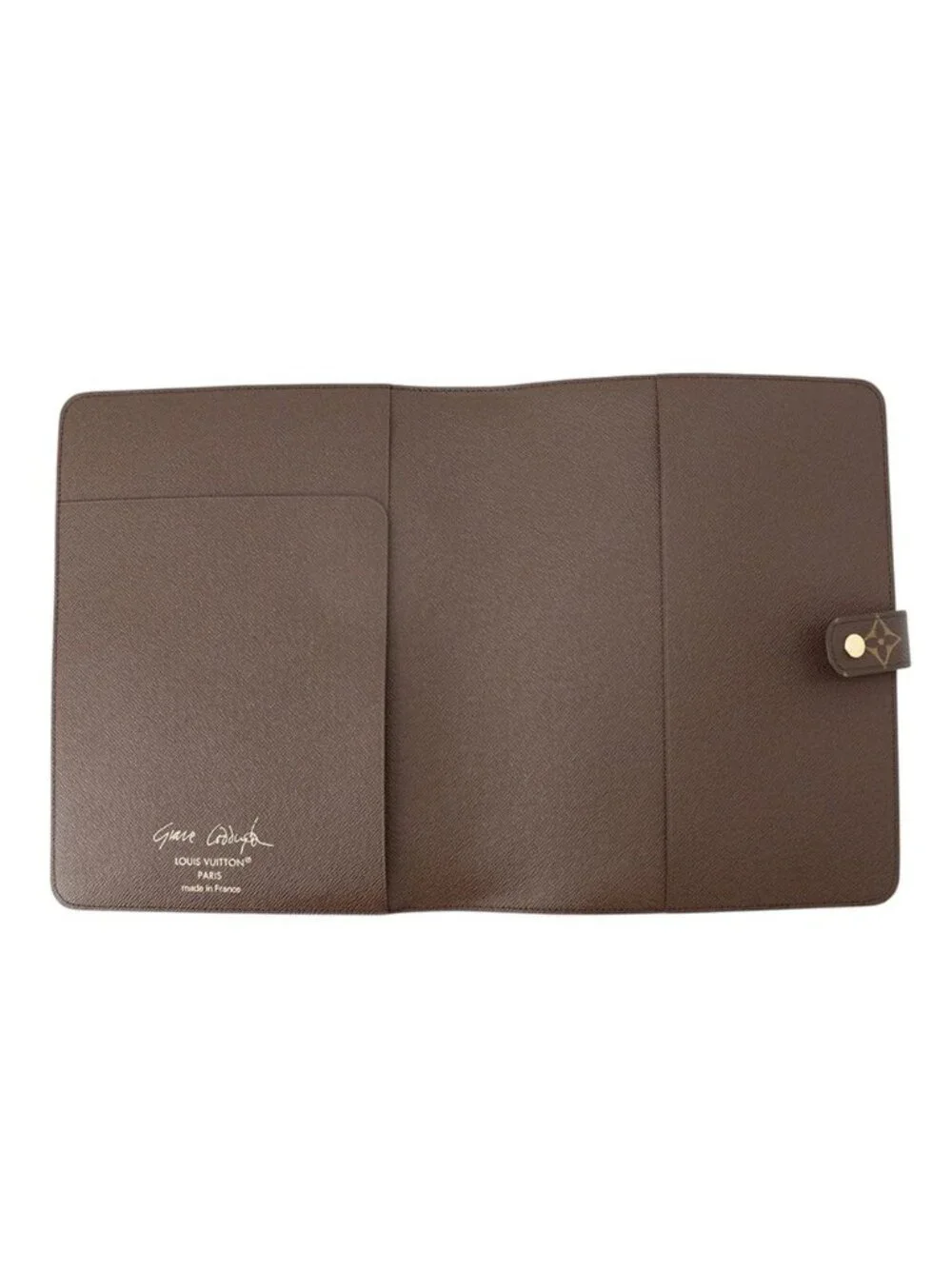 Louis Vuitton Notebook Cover Monogram Agenda Bureau MM Diary Gray Coddington
